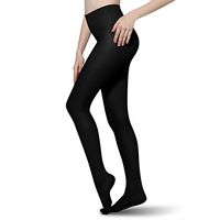 Compression Pantyhose 20-30 mmHg Opaque Support Pantyhose for Women & Men Closed Toe Nursing Graduated Compression Tights Help Relieve Swelling Varicose Veins Edema Back M