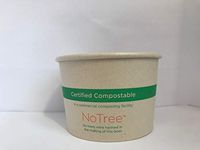 World Centric's 8 Ounce Tree Free/Bagasse Soup Bowls w/PLA Lining (Package of 200)