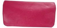 Tobacco Case Pouch Synthetic Leather Smoke for Rolling Cigars Pink Color No Design