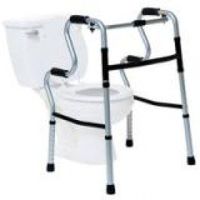 Lumex UpRise Onyx Folding Walker, Color Onyx & Aluminum - UpRise Onyx Folding Walker, Case of 2 - 700175C-2