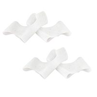 Exceart 2 Pairs Thumb Valgus Corrector Bunion Corrector Toe Separators Gel Pad Bunion Sleeve Orthopedic Foot Protectors Hallux Valgus Bunion