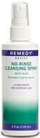 Medline MSC092SCSW04H Remedy Basics No-Rinse Cleansing Spray, 4oz.