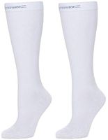Men/Women Knee High Compression Socks Large White