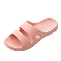 Shower Slipper, Bathroom Non-Slip Slippers, House and Pool Sandals, in-Door Slipper with Massaging Effect Orange