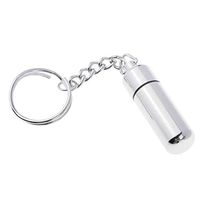 NATFUR Stainless Steel Cigar Punch Cutter Key Ring Keychain Gift 44 x 10mm Novelty Key-Chain for Women for Men Elegant Pretty Beautiful Fine Lovely Beauteous
