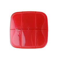 Weekly Pill Organizer, 2-in-1 First Aid Kit for Car Travel Pill Box Planner Purse for AM/PM Day Trip by Rachsa(Red)