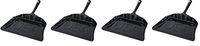 Carlisle 3623603 Flo-Pac Steel Metal Dustpan, 12" Length, Black (Fоur Расk)