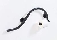 Lifeline Bathroom Grab Bar with Toilet Paper Holder - Luna Design | Left Hand | Oil Rubbed Bronze