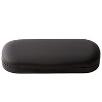 Glasses Case for Men/MIDI Hard Shell Protective Eyeglass Case for Glasses and Reading Glasses (case-002)(Black)(case-002-c2)