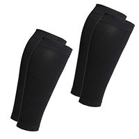 Calf Compression Sleeves Men & Women 2 Pairs 20-30mmhg - Footless Compression Socks for Shin Splint & Calf Pain Relief - for Varicose Veins, Swelling, Maternity, Edema, Nurses & Maternity