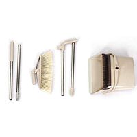 FairOnly Household Rotary Windproof Broom Dustpan Suit Comb Shape Dustpan Two-Section Pole Set