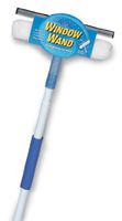 Ettore Window Wand Squeegee and Washer Combo Tool, 5 Feet Handle
