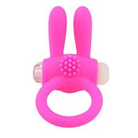 LuJoe Butterfly Bunny Vibranting Lock Ring - Pink