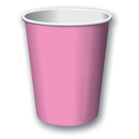 Creative Converting 563042B Candy Pink Hot/Cold Cup 9 Oz, Solid (10pks Case)