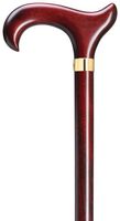 Men Extra Wide Ergonomic Derby Cane Burgundy  -Affordable Gift! Item #DHAR-9765104