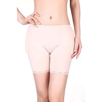 WW Women Shaperwear Padded Panties Push-Up with 2 Butt Silicone Pads and 2 Foam Hip Pads,XL