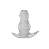 WENWING Waterproof Hollow Hole Transparent Amal Plug Double Function Shower Enema Cleaning Ventilation B'ut.t Massager Beads Sxx Toys for Women Men