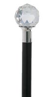 Crystal Ball Walking Cane Made of 144 Facet Austrian Crystal