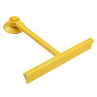 Window Squeegees Window Wiper Shower Squeegees for Bathroom Mirror, Window, Glass Cleaning, with Suction Cup Hook,Yellow