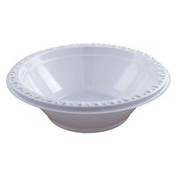 Dart 12BWWF, 10-12-Ounce Famous Service White Impact Plastic Bowl, Take Out Catering Food Disposable Dinner Bowls (50)