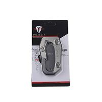 Frames & Fittings Huscus Side Stand Enlarge Pad Holder Motorcycle CNC Aluminum for Yamaha TMAX530 XP530 2017-2018 - (Color: Titanium)