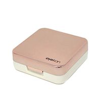 Honbay Fashion Travel Contact Lens Case Kit Mini Contact Lens Box with Mirror (Pink)