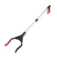 Tiyahomey Grabber Reacher Tool,32 Inches Foldable Grabber Tool for Elderly, Litter Picker,Garden Grabber, Arm Extension, Reaching Assist Tool for Easily Pick Up, Extender Gripper Tool (Orange, 1 PACK)