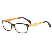 Jimmy Orange Brand Designer Full Frame TR Fashion Reading Glasses Men Readers Eyeglasses Women High Quality Glasses L8808 (black frame orange leg, +4.00)