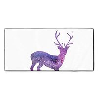 11.8x27.5" Dish Cloth Wash Cloth Cosmic GAlaxy Deer Face Cleaning Rags Guest Hand Towels