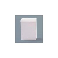 Impact Products 1112 Metal Sanitary Napkin Receptacle, White (Pack of 1)