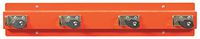 Tough Guy Mop and Broom Holder, Safety Orange, SS