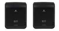 Pacific Blue Ultra Mechanical Paper Towel Dispenser by Georgia-Pacific, Black, 59589, 12.9” W x 9.3” D by 16.7” H (2-(Pack))