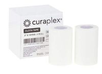 CURAPLEX Cloth (Silk) White Adhesive Tape, 10 YDS, 3IN 4/BX, 12BX/CS (CASE)