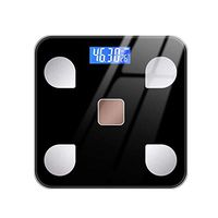 Lfsp Body Fat Scales, Bluetooth Body Fat Scale with Body Composition Monitor, Intelligent BMI Scale, Backlit Display, Smartphone Apps Bathroom Scales (Color : A)