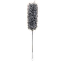 PENCK Feather Dusters for Cleaning Furniture, Keyboard, Cobweb, Dust- Wet or Dry Use - Flexible Washable Cleaning Duster for Tall Wall 32-100 Inch with Long Metal Extendable Pole