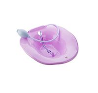 JFGUOYA Sitz Bath Over-The-Toilet Perineal Soaking Bath with Flusher, for Hemorrhoidal Relief, Pregnant Women,The Elderly, Post-Episiotomy Patients,Purple