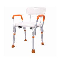 QZ Bathroom Non-Slip Shower Chair, Bathing Chair for The Elderly/Maternity/Disabled (Color : White)