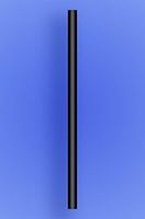 Wow Plastics Inc. Giant Straw 10.25" - Black - 10/150 (1,500/Case)