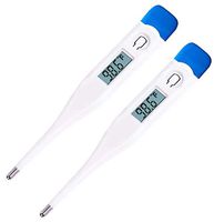 2 Pieces Digital Oral Thermometer for Body Temperature Fever Test Fast Reading Fever Indicator