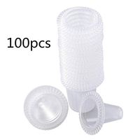 HEALLILY 100pcs Disposable Digital Ear Thermometer Probe Covers Ear Thermometer Replacement Lens Filters Covers Caps for Ear Thermometer