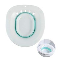 Sitz Bath Over The Toilet Portable Bidet for Standard Toilet Avoid Squatting Personal Washing Bidet Bowl for Travel (Blue)