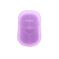 Panzisun Alcohol Free Hand Washing Soap Sheets Disposable Portable No Rinse Foam Flakes Washing Cleaning Tool Disinfectant Cleaner House Supplies Hand Face Health Care (Purple)