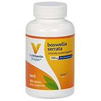 The Vitamin Shoppe Boswellia Serrata 250MG Standardized Extract, Clinically Studied Ingredient, Cardiovascular Joint Health (120 Tablets)