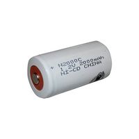 C Size Rechargeable Battery 2000mAh NiCd 1.2V Flat Top Cell FAST USA SHIP