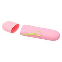 Meolin Toothbrush Storage Box Plastic Toothbrush Case Toothbrush Holder/Cover for Travel Use Toothpaste Toothbrush Box Case Container,Pink + light pink,206.53.5cm