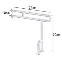 Cajolg Handrails Grab Bar Bathroom Handicap Grab Bars, Handicap Toilet Seat Shower Bathtub Safety Grab Bar Elderly Disabled Aids,F