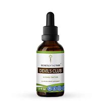 Devil's Club Tincture Alcohol Extract, Wildcrafted Devil's Club (Oplopanax horridus) Dried Root Tincture Supplement (2 FL OZ)