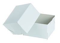 Premier Retail White Gloss 5" x 3" Gift Box - 2 Piece, 10 Count