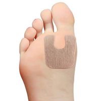 Steins Adhesive Felt Blister Pads, Bunion Pads, Relieves Pain From calluses, U-7 IPK Padding, 1/16”, 100Count