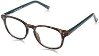 Foster Grant Women's Elodie Round Reading Glasses, Brown Tortoise, 58.5 mm, +2.50